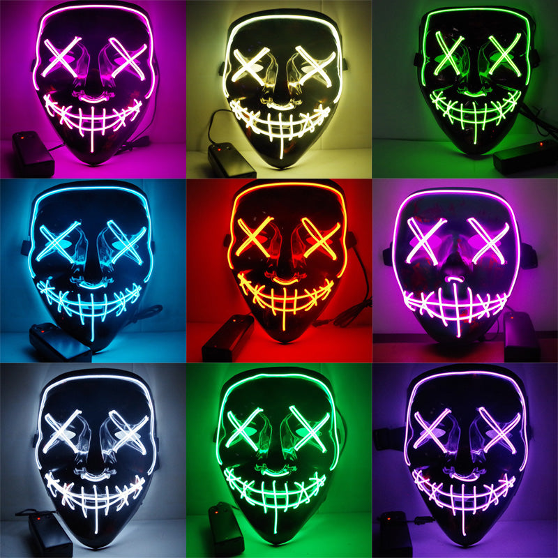 LED Halloween Purge Mask-BUY 2 FREE SHIPPING