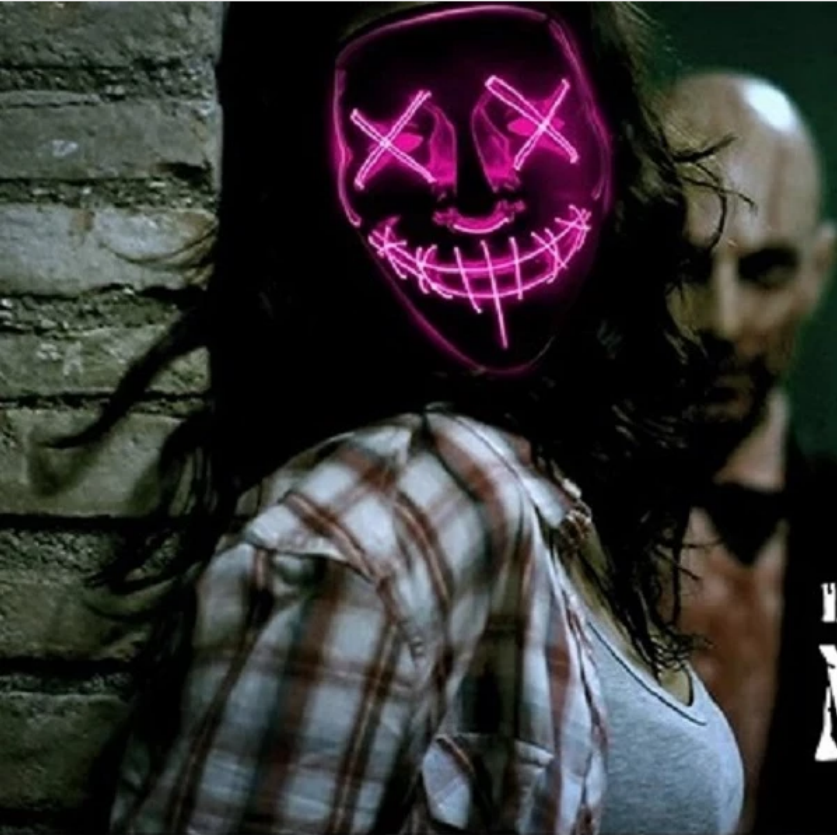 LED Halloween Purge Mask-BUY 2 FREE SHIPPING